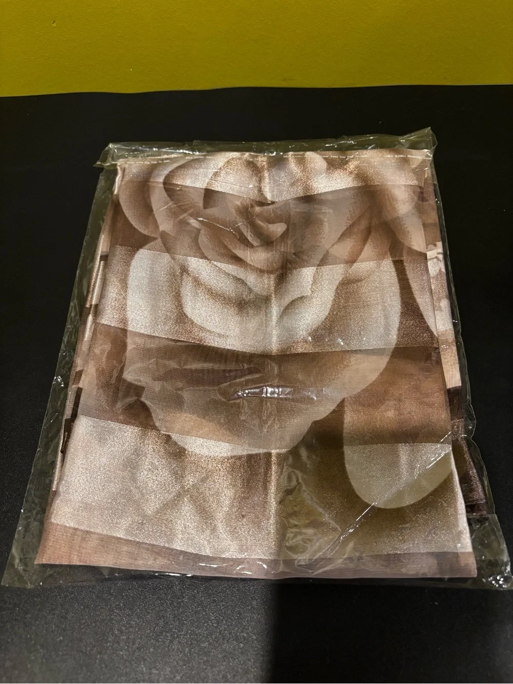 Brown & beige scarf